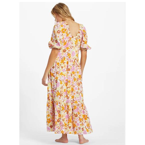 Billabong Endless Shore Maxi Floral Dress Size Large - Picture 13 of 13